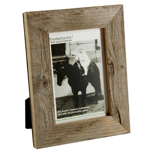 Frametastic 4x6 Rustic Treasures natural wood photo frame - ECO1-N-46