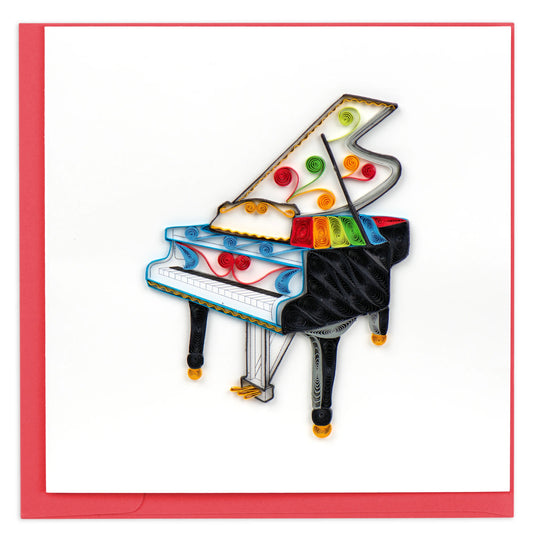 Quilling Card  "Grand Piano" style BL1161