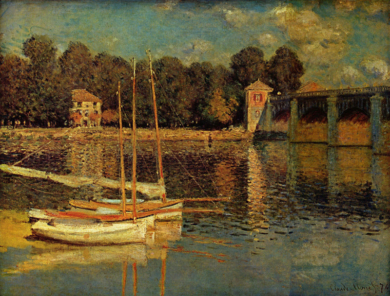 Pont Argenteuil by Claude Monet