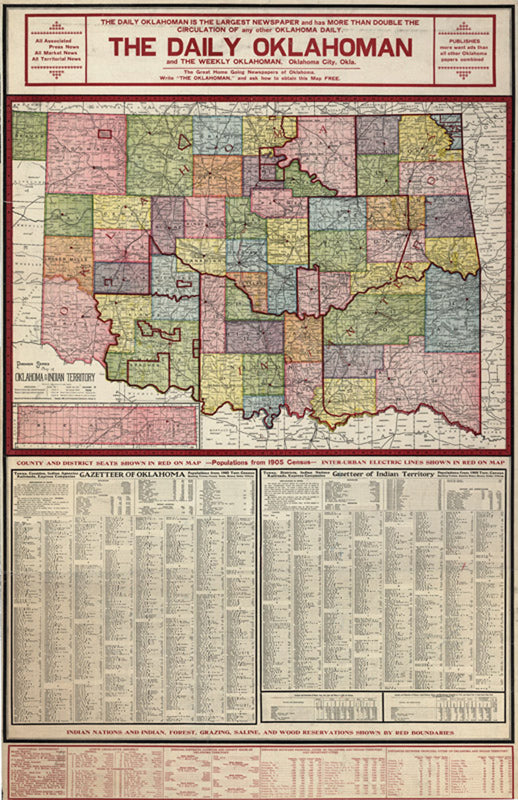 Oklahoma Newspaper 1905