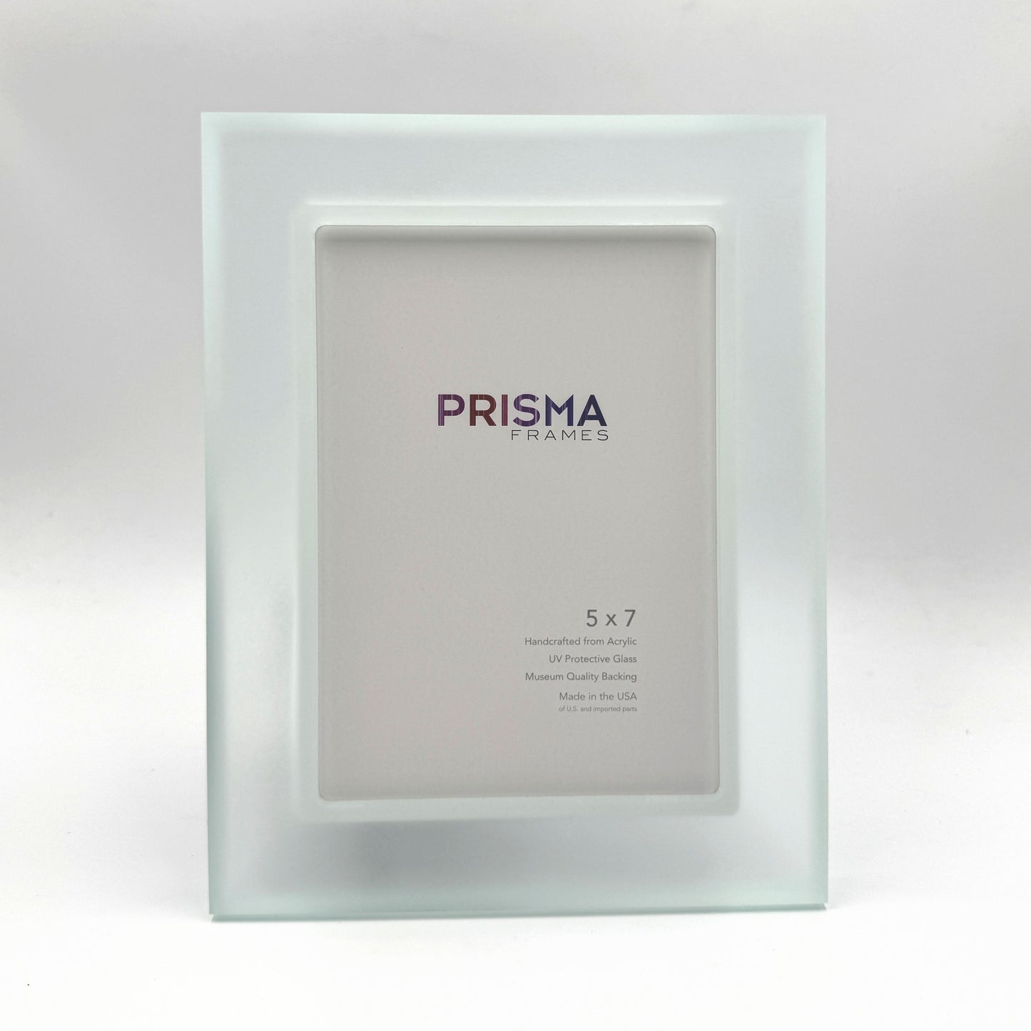 Prisma 5x7 Sea Glass / White Lip acrylic ready made picture frame - FBSS0025