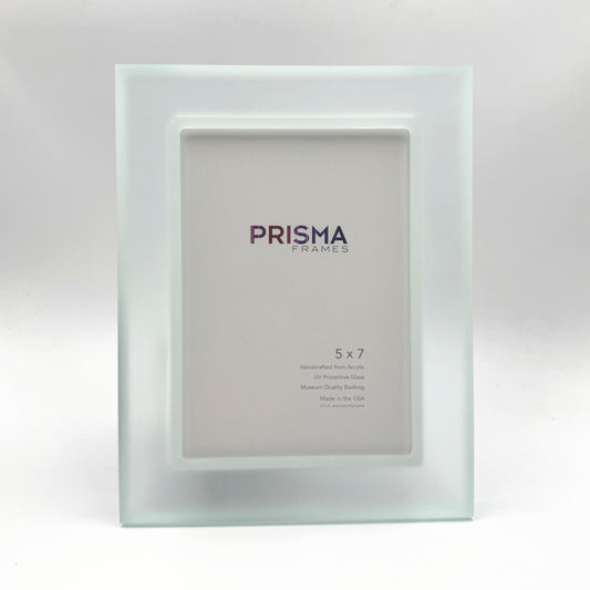 Prisma 5x7 Sea Glass / White Lip acrylic ready made picture frame - FBSS0025