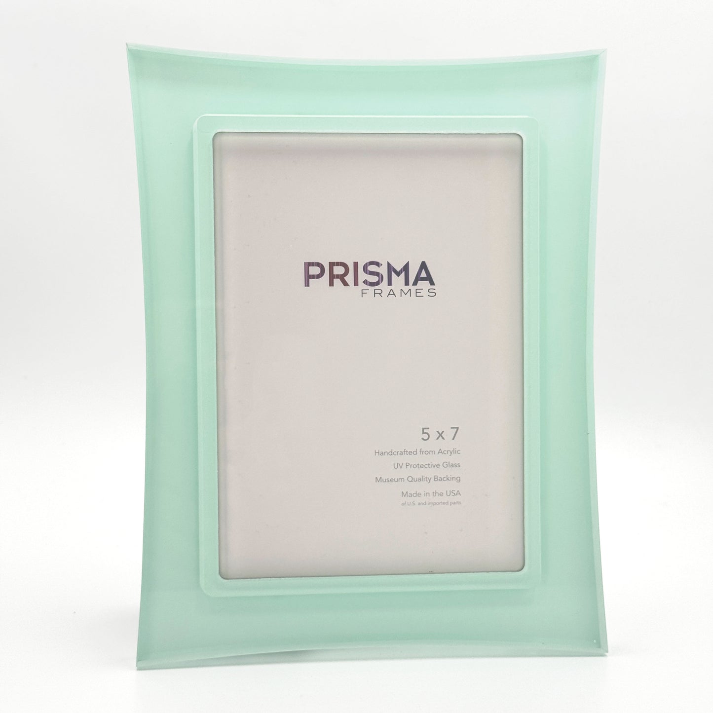 Prisma 5x7 Risa Mint acrylic ready made picture frame - FBCR0MT5