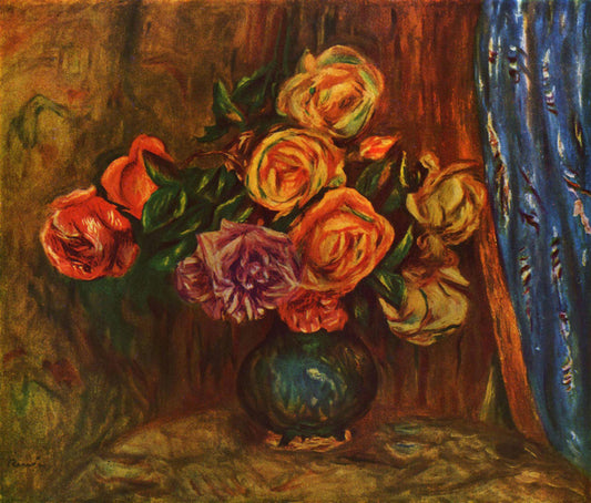 Roses by Pierre Auguste Renoir
