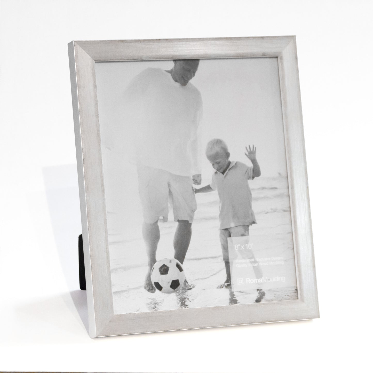 Roma 8x10 Vintage Silver ready made picture frame - style 159056-810