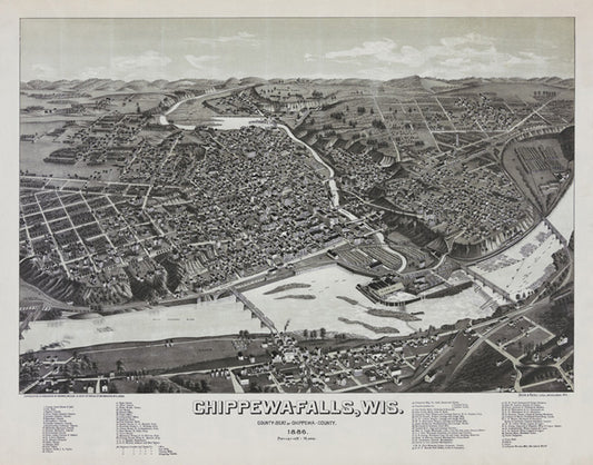 Wisconsin Chippewa Falls 1886