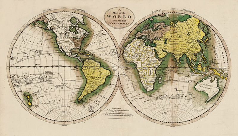 World Map 1795