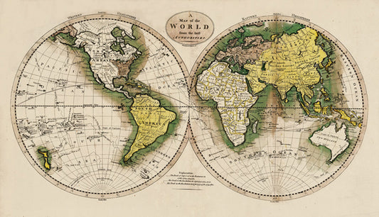 World Map 1795