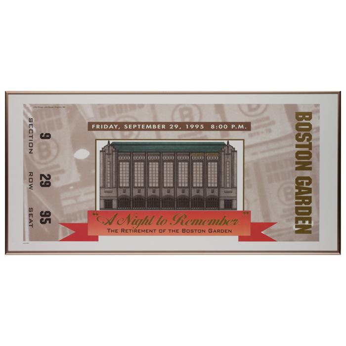 "Last Game at the Garden" Poster