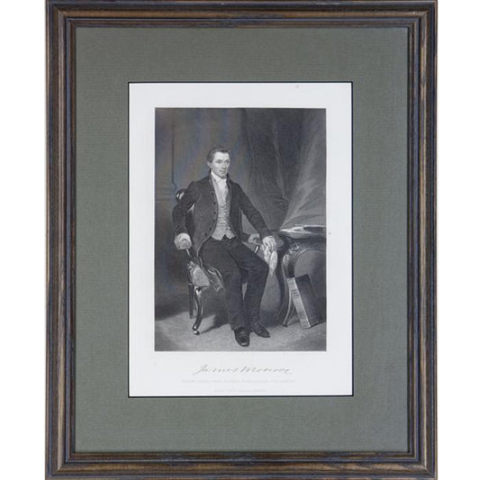 "James Monroe" Etching by Alonzo Chappel