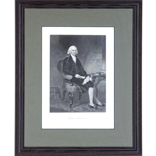 "James Madison" Etching by Alonzo Chapell