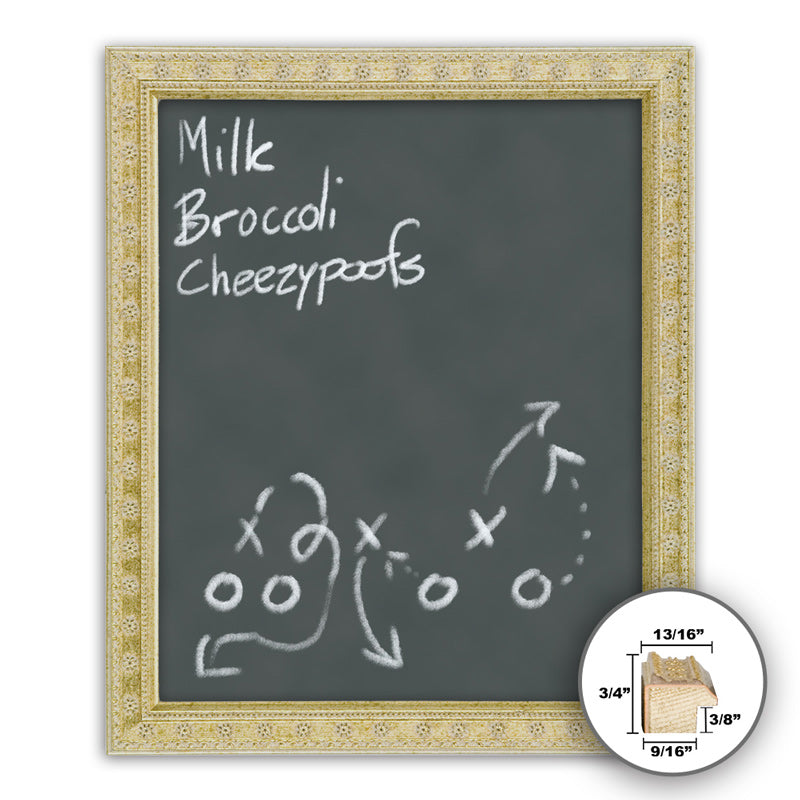 Frame It deco gold 11x14 Framed Memo Board - style 93B