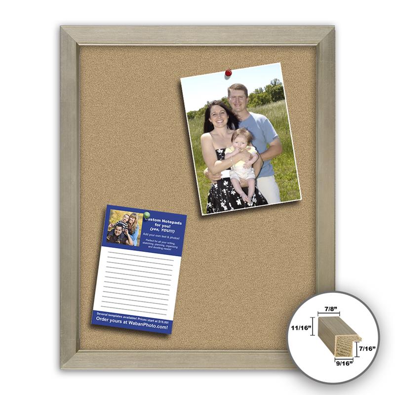 Frame It silver 11x14 Framed Memo Board - style 176
