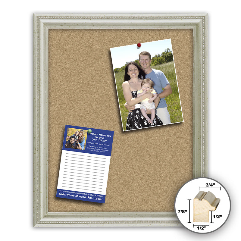 Frame It silver 16x20 Framed Memo Board - style 233