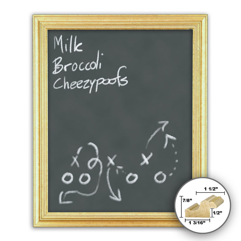 Frame It gold 24x36 Framed Memo Board - style 274