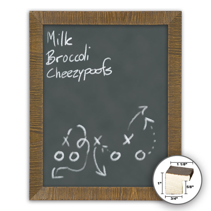 Frame It rustic walnut 24x36 Framed Memo Board - style 371B