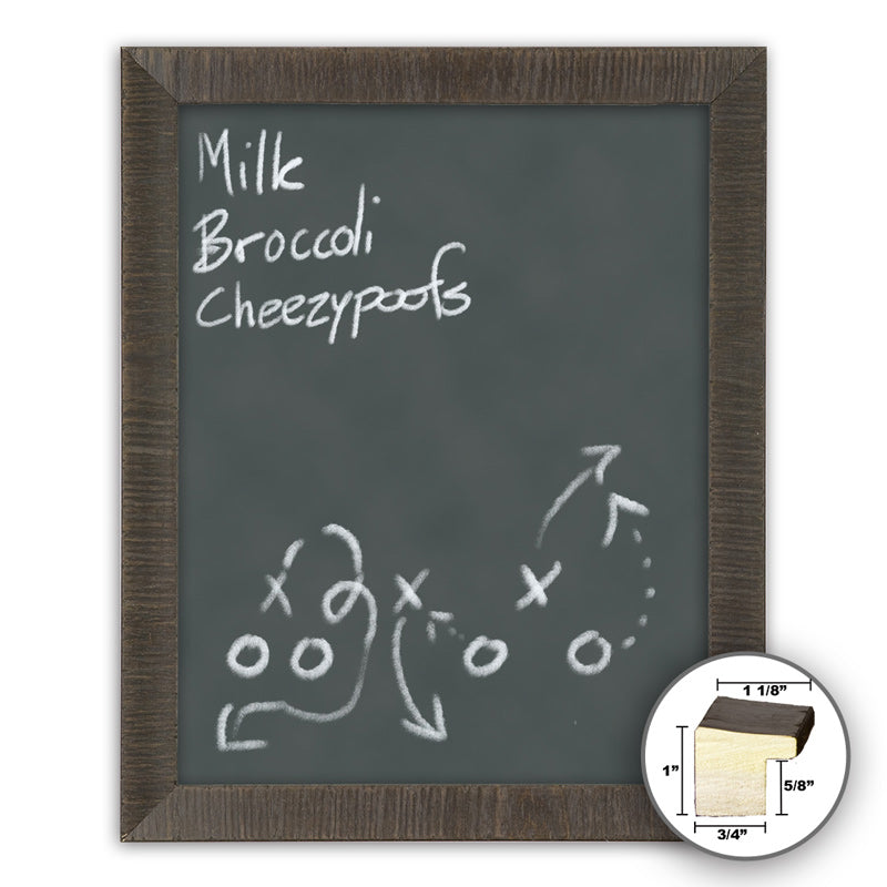 Frame It rustic ebony 16x20 Framed Memo Board - style 372B