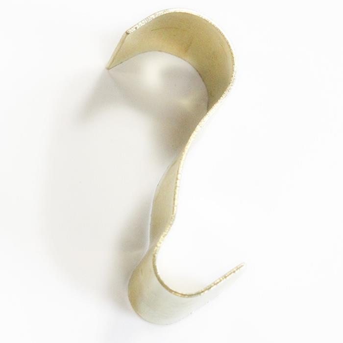 Ceiling moulding gold "S" hook - narrow style