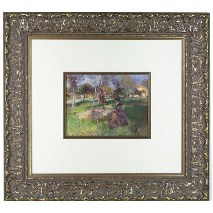 "In an Orchard" by John Singer Sargent
