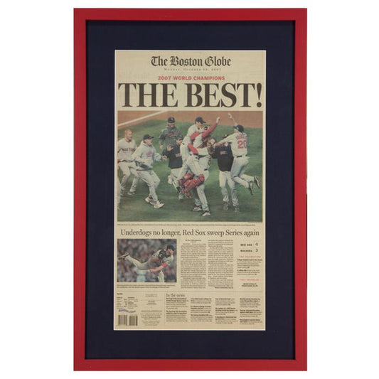 "The Best" Globe Newspaper Cover