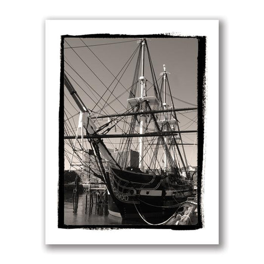 U.S.S. Constitution greeting card - by Kurt Neumann