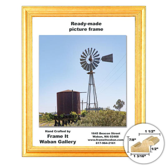 Waban Collection gold 16x20 picture frame - style 274