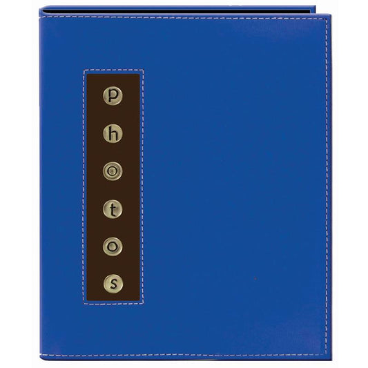 Pioneer Metal Buttons 4x6 Leatherette 36 Photo Brag Book - CMB-46