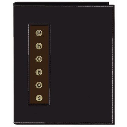 Pioneer Metal Buttons 4x6 Leatherette 36 Photo Brag Book - CMB-46