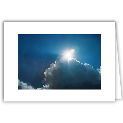 Helen Eddy photo card - Sun and Cloud Silver Lining - Item 100D-1327-34A
