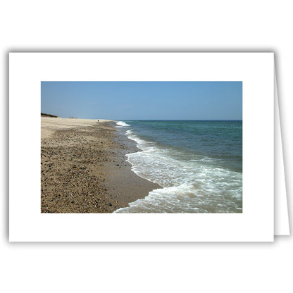 Helen Eddy photo card - Low Tide Shellers - Cape Cod - Item 12D-157
