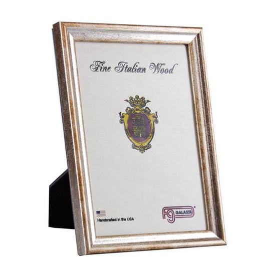 F.G. Galassi 3 1/2 x 5 silver ready made picture frame - style 13835