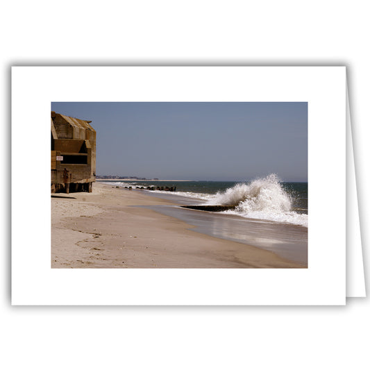 Helen Eddy photo card - Danger Keep Off - Cape May - Item 144d-23