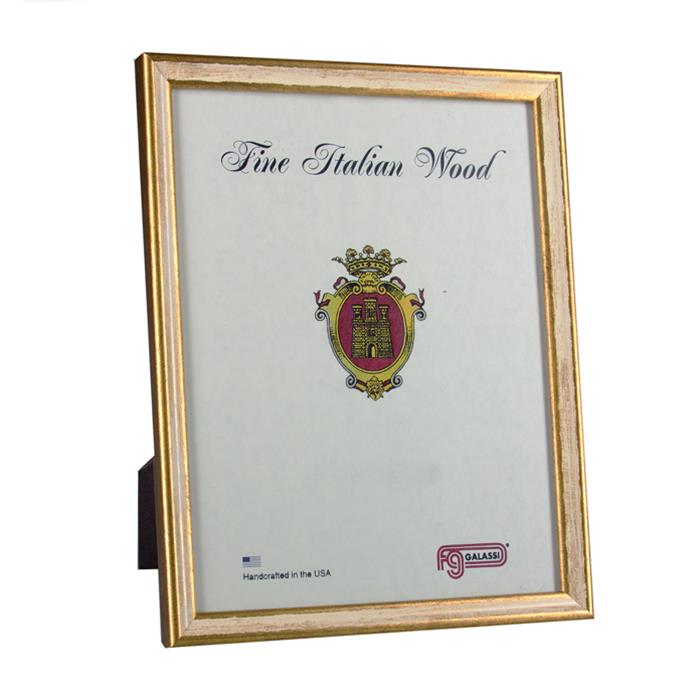 F.G. Galassi 5x7 gold/white ready made picture frame - style 15057