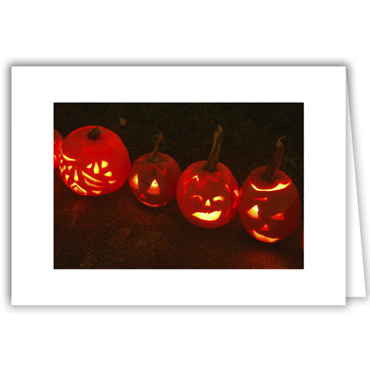 Helen Eddy photo card - Jack-O-Lantern Row - Item 17D-024