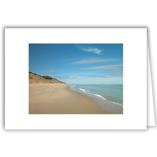 Helen Eddy photo card - Pastel Beach with Hill - Cape Cod - Item 18D-74