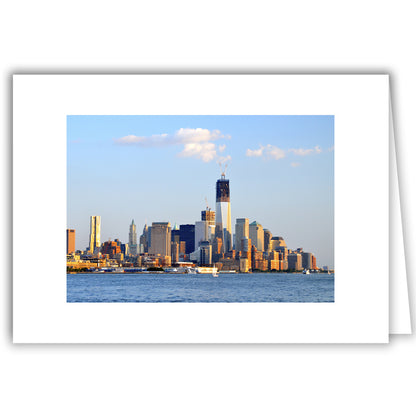 Helen Eddy photo card - Manhattan over Hudson, NY - Item 198d-96