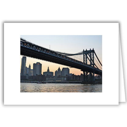 Helen Eddy photo card - Manhattan Bridge, NY - Item 199d-96