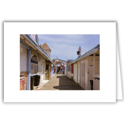 Helen Eddy photo card - Pier Walkway, Old Orchard Beach, ME - Item 209d-97