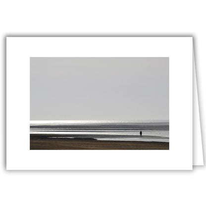 Helen Eddy photo card - Grey Sky Beach - Item 211D-38