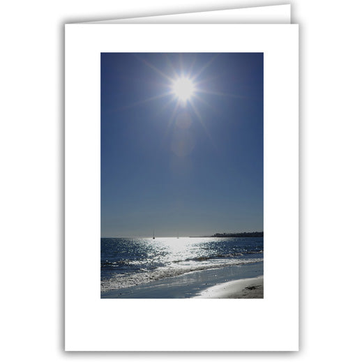 Helen Eddy photo card - High Sun Over Ocean - Santa Barbara - Item 270D-03