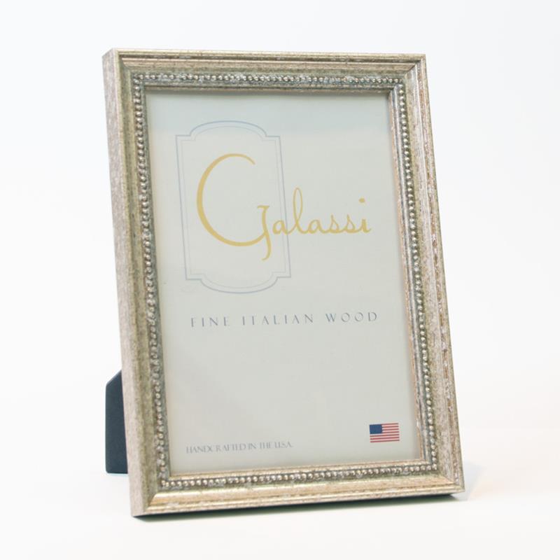 F.G. Galassi 8x10 antique silver ready made picture frame - style  27280
