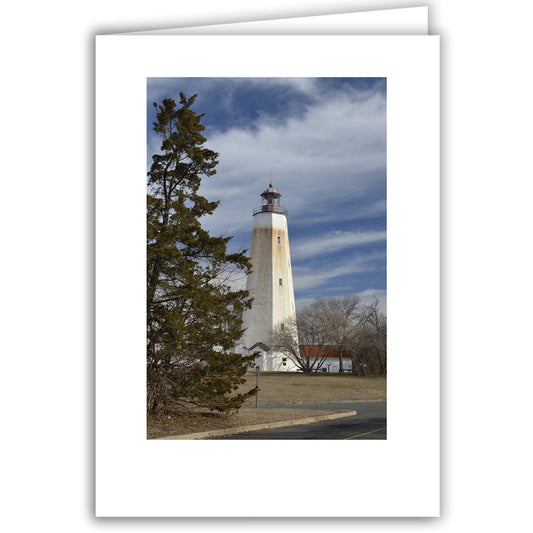 Helen Eddy photo card - Sandy Hook Lighthouse, Highlands, New Jersey - Item 277d-01