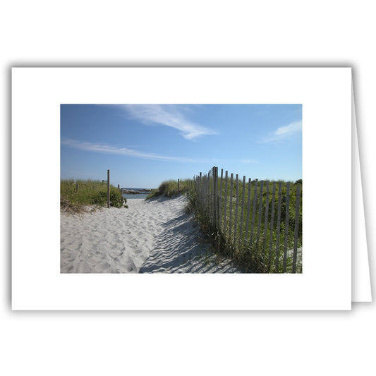 Helen Eddy photo card - Approach to the Beach - Item 28d-42