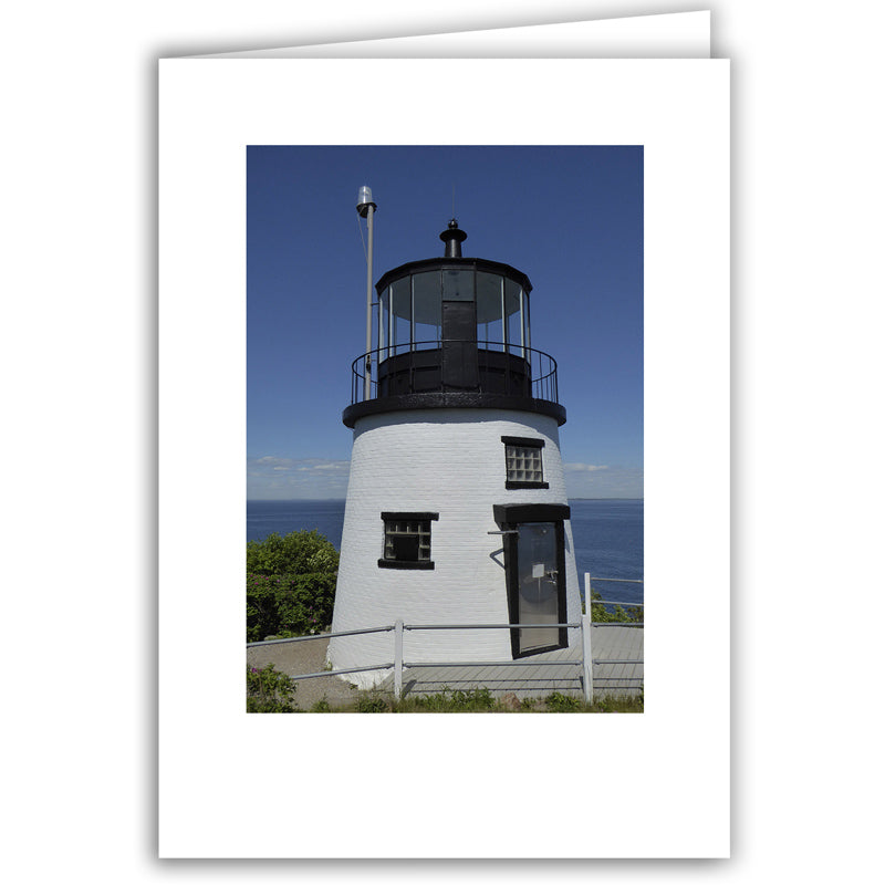 Helen Eddy photo card - Owl's Head Lighthouse, ME - Item 294d-45