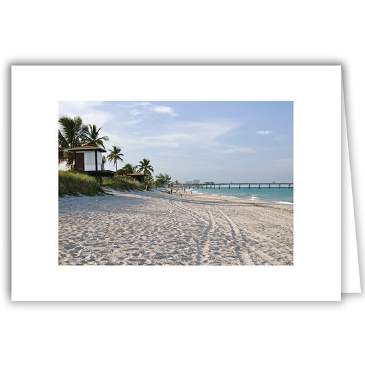 Helen Eddy photo card - Tire Tracks in Sand, FL - Item 30d-96