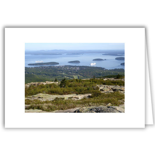 Helen Eddy photo card - Bar Harbor Frenchman Bay, Acadia National Park - Item 310d-60