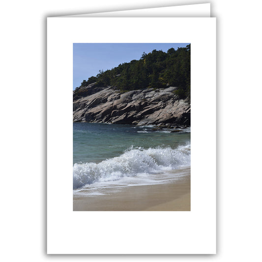 Helen Eddy photo card - Sand Beach, Acadia National Park - Item 311d-04