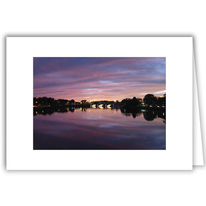 Helen Eddy photo card - Anderson Memorial Bridge, Harvard Square - Item 323D-82