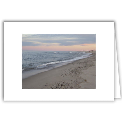 Helen Eddy photo card - Sand and Waves After Sunset - Cape Cod - Item 331D-95