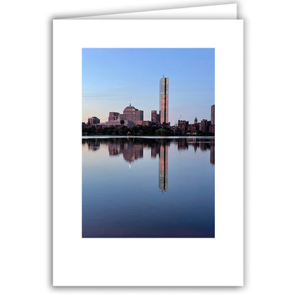 Helen Eddy photo card - Boston at Dawn (V) - John Hancock Building - Item 366D-31